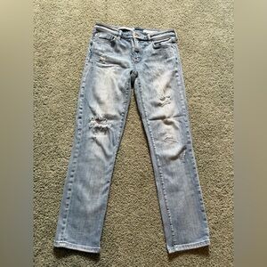 Pilcro And The Letterpress By Anthropologie Slim Boyfriend Jeans Size 27